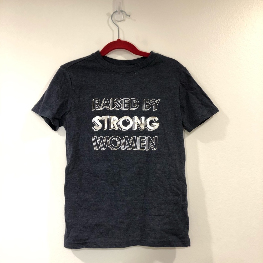 “Raised by a Strong Woman” Graphic Tee